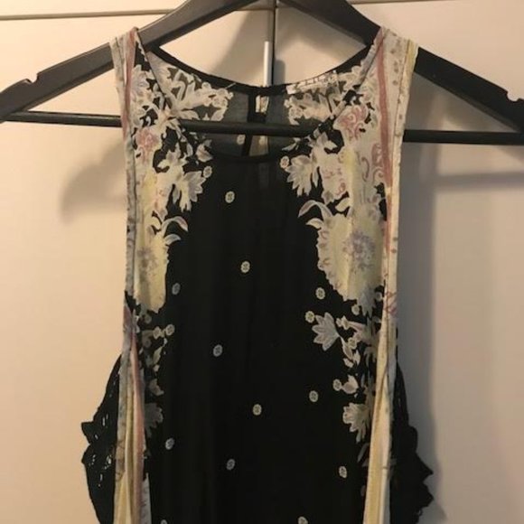 Black and Cream Sundress from Free People - Picture 3 of 4